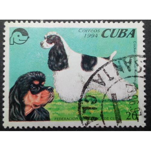 Куба 1994 Собаки, из серии, гашеная 
