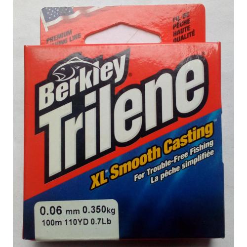 Леска Berkley Trilene 0,06 мм, 100 м (новая)