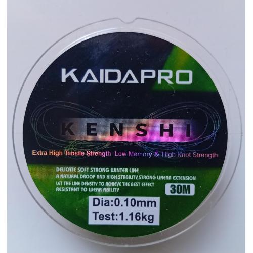 Леска KENSHI Kaidapro 0,10 мм, 30 м (новая)