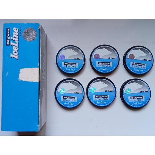 Леска Sigma IceLine 0,17 мм, 25 м (новая)