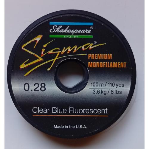 Леска Sigma Shakespeare 0,28 мм, 100 м (новая)