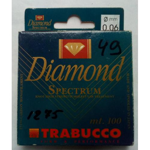 Леска Trabucco Diamond Spectrum 0,06 мм, 100 м (новая)