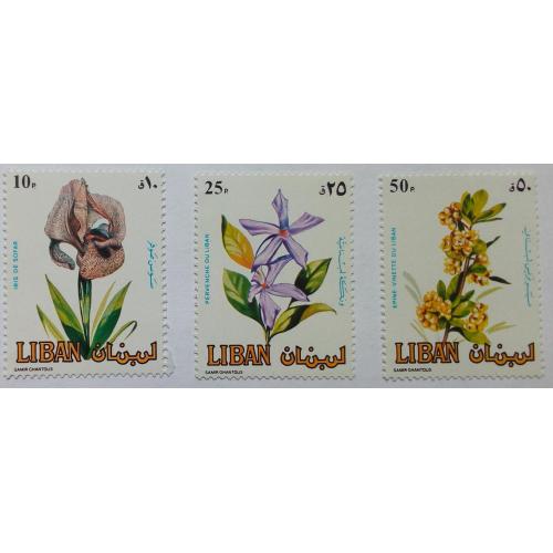 Ливан 1984 Цветы, флора, MNH