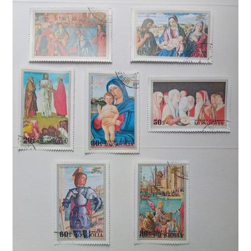 Монголия 1972 Живопись, гашеные