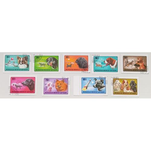 Монголия 1978 Собаки, гашеные