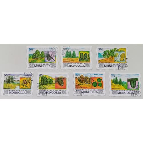 Монголия 1982 Деревья, гашеные