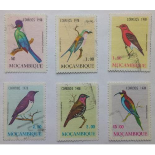 Мозамбик 1978 Птицы, гашеные (КЦ=2 евро)