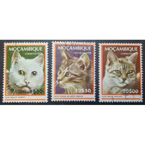 Мозамбик 1979 Кошки, фауна, гашеные (из серии) КЦ=2 евро