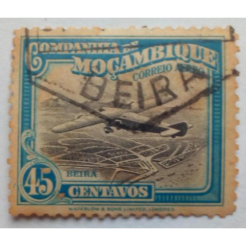 Мозамбик, Компания 1935 Авиапочта, самолет, гашеная
