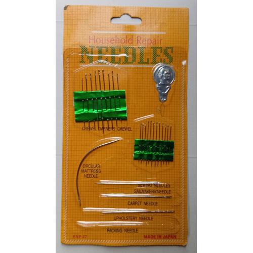 Набор иголок для шитья 26 предметов Household Repair RNP-27 (Made In Japan)