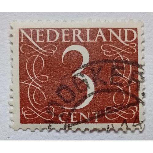 Нидерланды 1953 Стандарт, 3с, гашеная