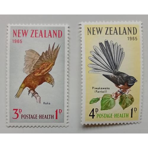 Новая Зеландия 1965 Птицы, MNH 