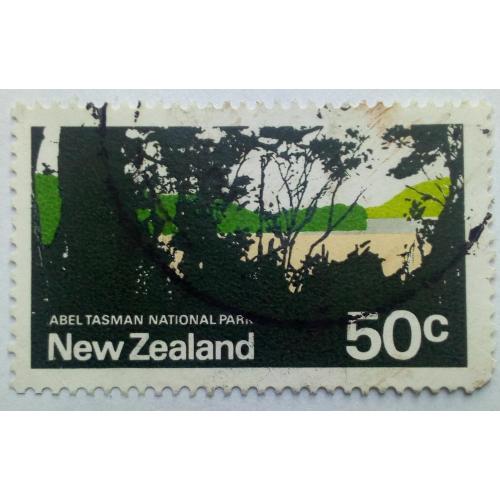 Новая Зеландия 1970-76 Абель Тасман, парк, гашеная