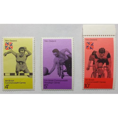 Новая Зеландия 1974 Британские дружеские игры, спорт, MNH