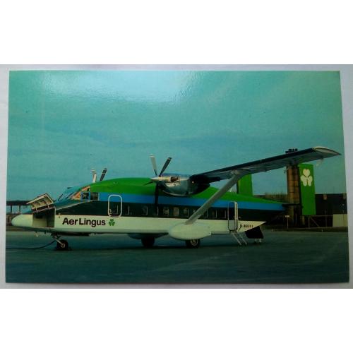 Открытка Самолет Aer Lingus EI-BEG Shorts 330 (Great Britain)