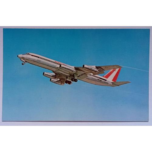 Открытка Самолет Aerolines Peruanas Convair 990A Fan-Jet