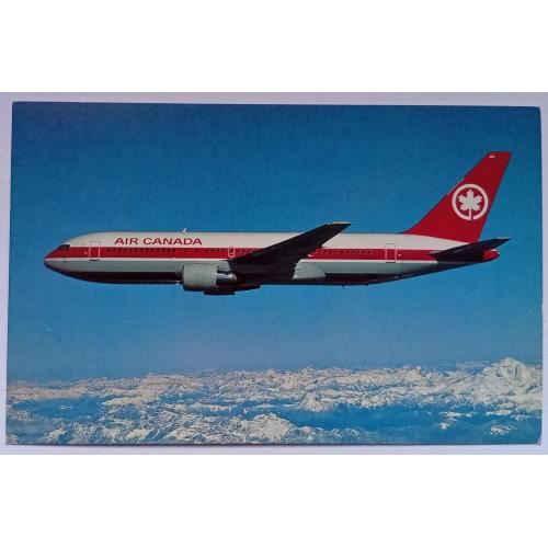 Открытка Самолет Air Canada Boeing 767