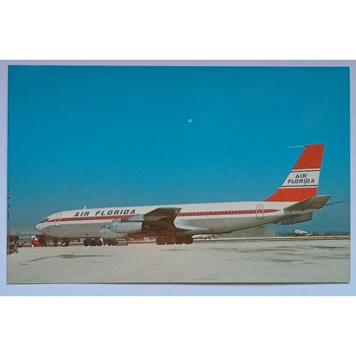 Открытка Самолет Air Florida Historical Aircraft