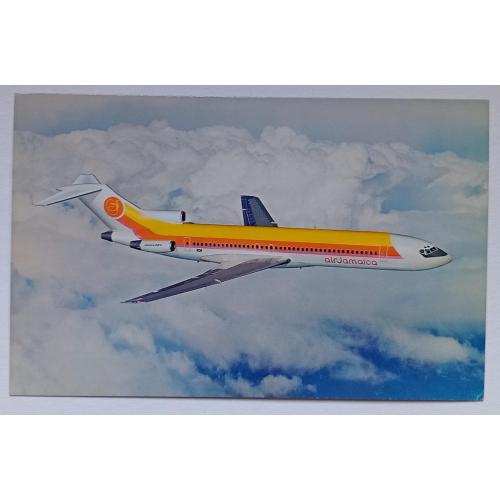 Открытка Самолет Air Jamaica Boeing 727-200