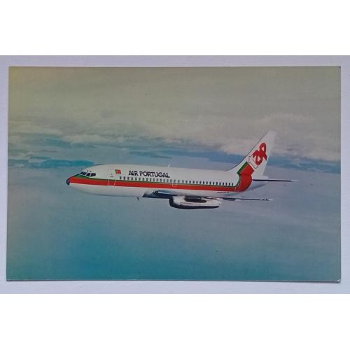 Открытка Самолет Air Portugal Boeing 737