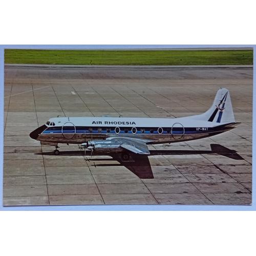 Открытка Самолет Air Rhodesia Vickers Viscount 782