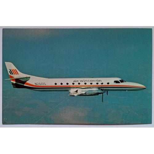 Открытка Самолет Air Wisconsin