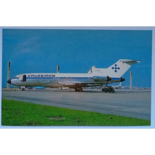 Открытка Самолет Boeing 727-30C Cruzeiro