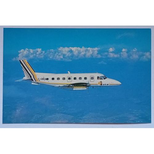 Открытка Самолет British Air Embraer EMB 110P2