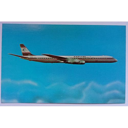 Открытка Самолет Capital International Airways