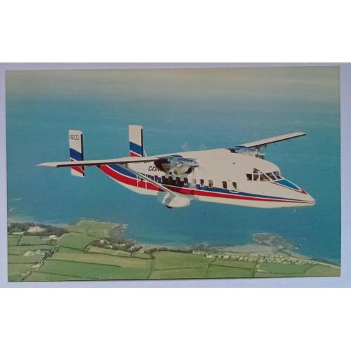 Открытка Самолет Command Airways Shorts SD3-30