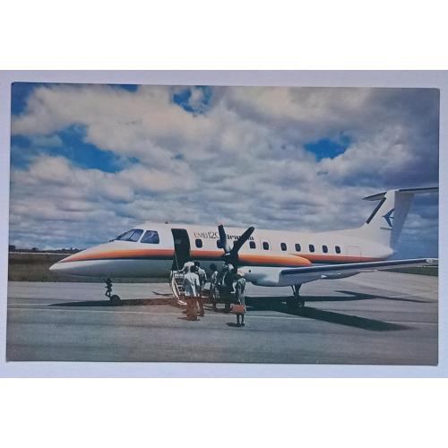 Открытка Самолет Embraer EMB-120 Brasilia