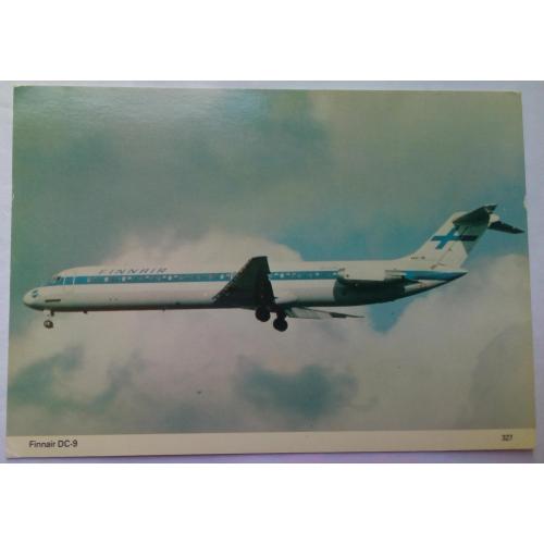 Открытка Самолет Finnair DC-9 (Great Britain)