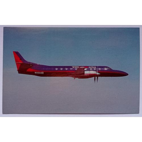 Открытка Самолет Trans-Central Airlines