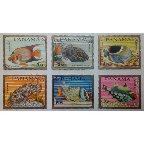 Панама 1968 Рыбы, фауна, гашеные 