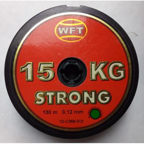 Плетеный шнур WFT 15KG Strong 0.12 (новый)