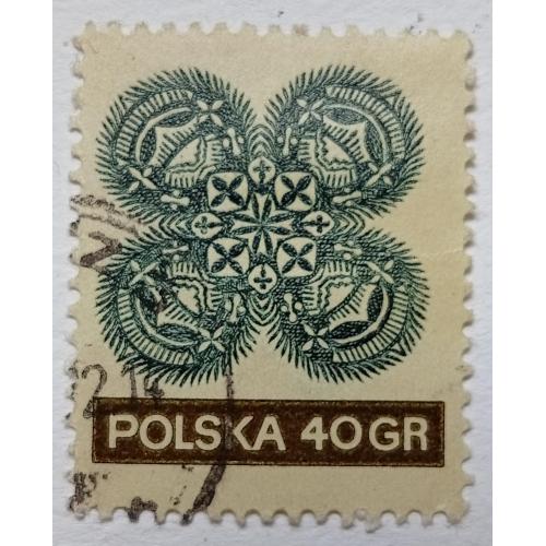 Польша 1971 Декорации, 40Gr, гашеная