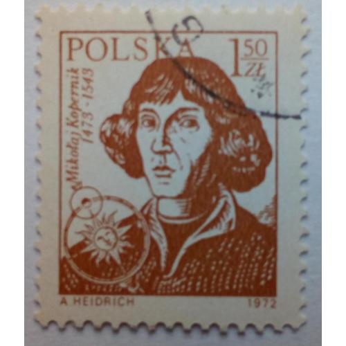 Польша 1972 Николай Коперник, гашеная
