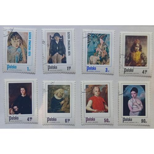 Польша 1974 Детская живопись, гашеные