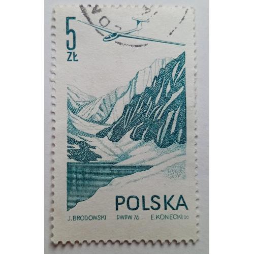 Польша 1976 Дельтаплан, гашеная