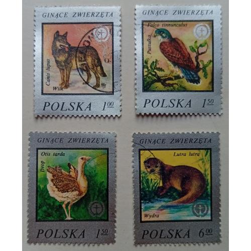 Польша 1977 Животные, фауна, гашеные