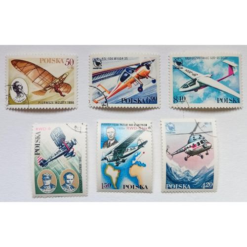 Польша 1978 Авиация, гашеные