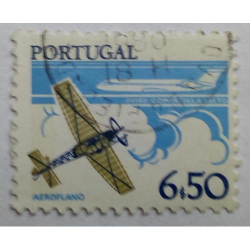 Португалия 1980 Самолеты, гашеная