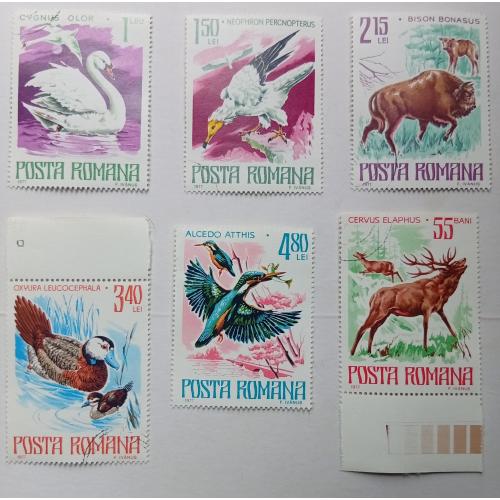 Румыния 1977 Животные, фауна, гашеные