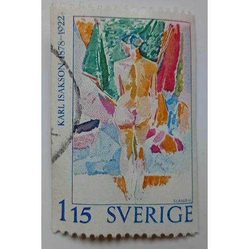 Швеция 1978 Живопись, гашеная