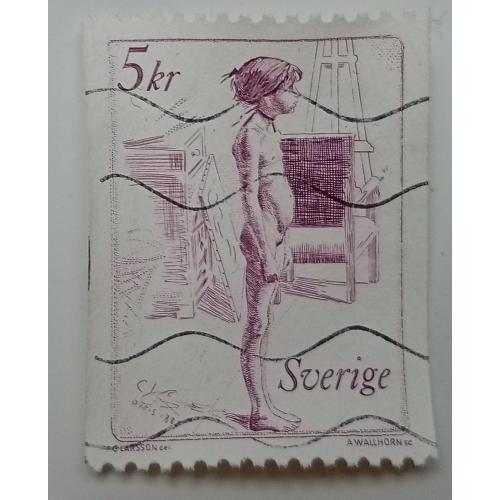 Швеция 1982 Девочка, гашеная