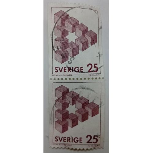 Швеция 1982 Фигуры, сцепка, гашеная