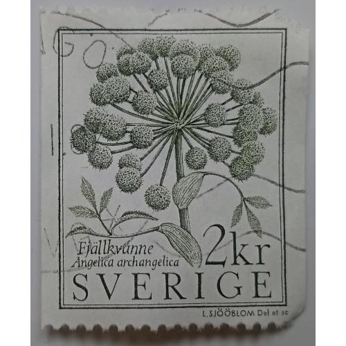 Швеция 1984 Дудник, растение, гашеная
