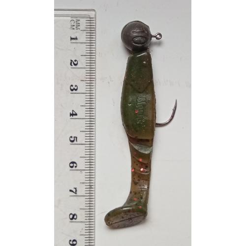 Силиконовая приманка-блесна с головой и крючком № 236 (б/у)