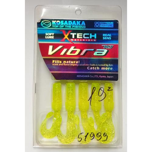 Силиконовые приманки Kosadaka Vibra 70, color CS, 10 штук, Japan (новые)