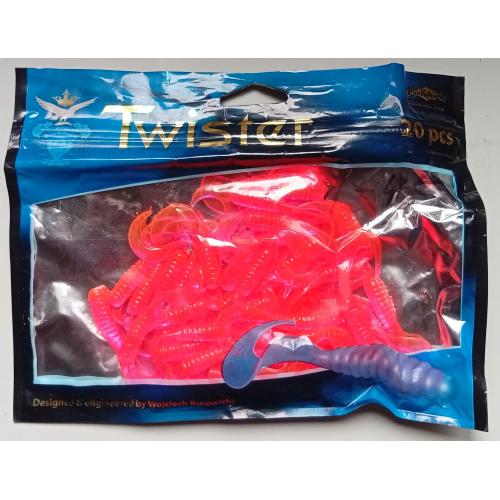 Силиконовые приманки Mikado Twister (52 штуки) (новые)